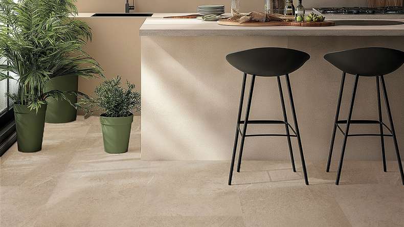 Gerflor adhesive vinyl - Creation 30 Curton Stone Taupe