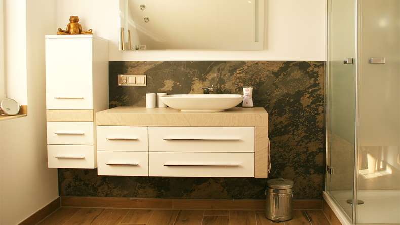 planeo EVOLITH Slate&Stone - Natural stone wall cladding Terracrust 1220 x 610 mm