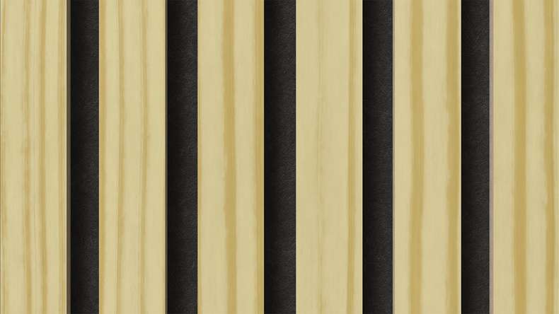 planeo acoustic panels - pine 2480 x 600 x 21.5 mm | fire-retardant
