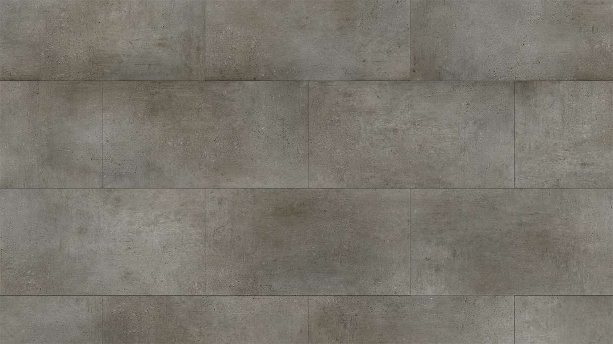 planeo Rigid click vinyl - STEINWERK PUCore XL Stone grey loft | integrated footfall sound insulation (NF-FXL-297)