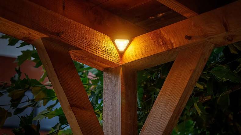 planeo garden lighting 12V - LED wall light Tiga Corner - 3.5W 100 lumen