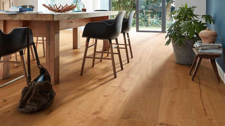 MEISTER Lindura wood flooring HD 400 - 08904 Oak authentic natural oiled 2200 x 270 x 11 mm (500213-2200270-08904)