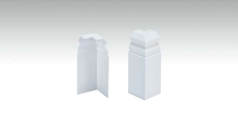 Outside corners self-adhesive for skirting board F100202AB Alt-Berlin White 18 x 80 mm (9062182001)