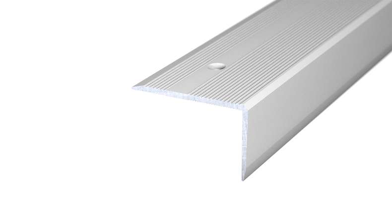planeo stair nosing profile 392 silver 250 cm