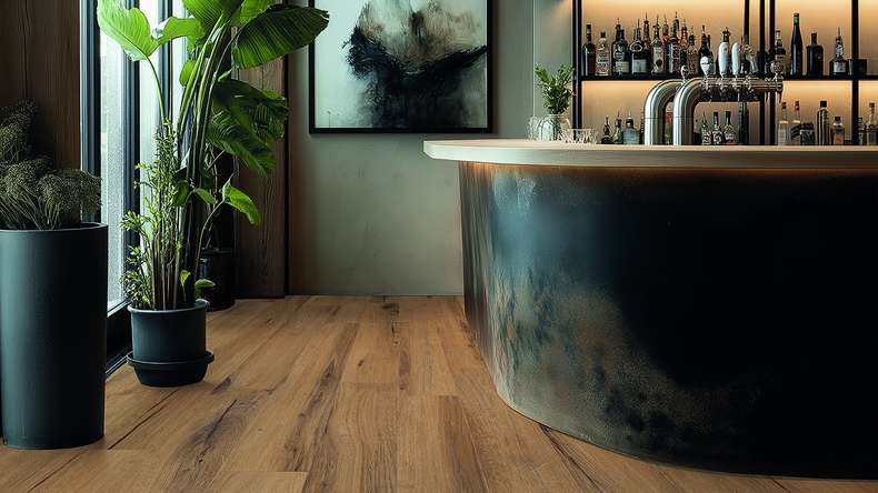 Gerflor adhesive vinyl - Creation 30 Cedar Golden