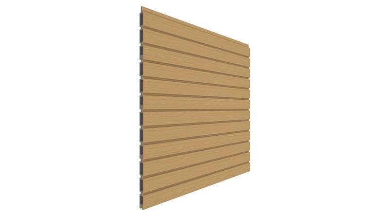 planeo LINEA - WPC CoEx Rhombus plug-in fence Sand 176 x 183 cm