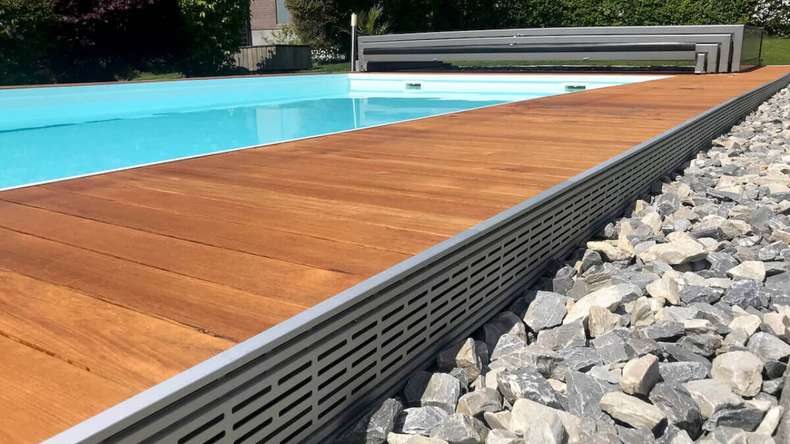 planeo terrace ventilation grille - ventilation profile 1200x150x20mm