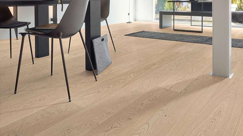 MEISTER Wood flooring - Natureflex HD 100 Off-white oak lively 20014 | Authentic appearance (500139-2200210-20014)
