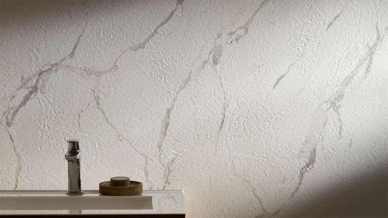 planeo wall cladding SPC - CeraRock Tile Carrara Marble 120 x 60 cm