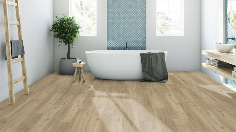 Gerflor Klick Vinyl - Senso Premium Rigid Acoustic Columbia taupe | Impact sound insulation integrated (39470953)