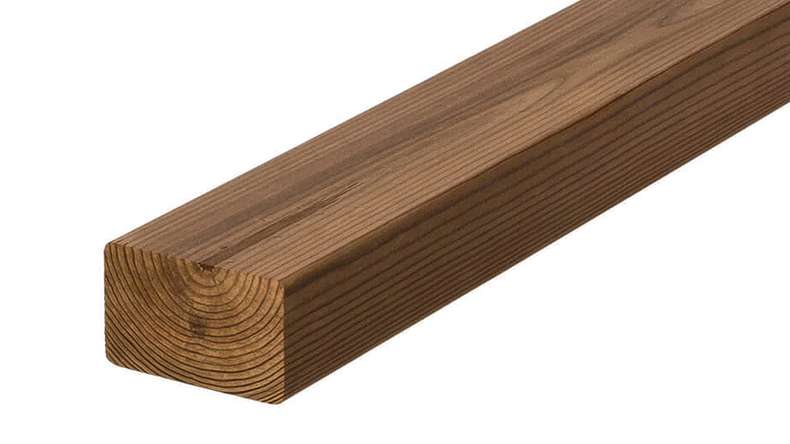 planeo Thermo pine substructure for wooden decking - 3900 x 65 x 42 mm