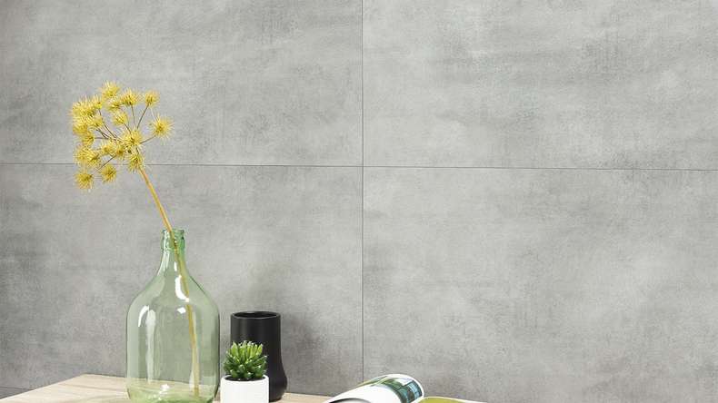 planeo StrongWall - Concrete plastic wall panelling 65 x 37.5 cm