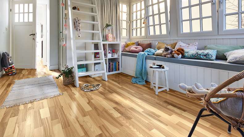 MEISTER Parquet Flooring - Longlife PC 200 Ash lively pure (500009-2400200-09047)