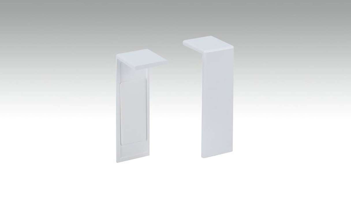 Connecting piece self-adhesive for skirting board F100201M Modern White 18 x 50 mm - 2pcs. (9062282001)