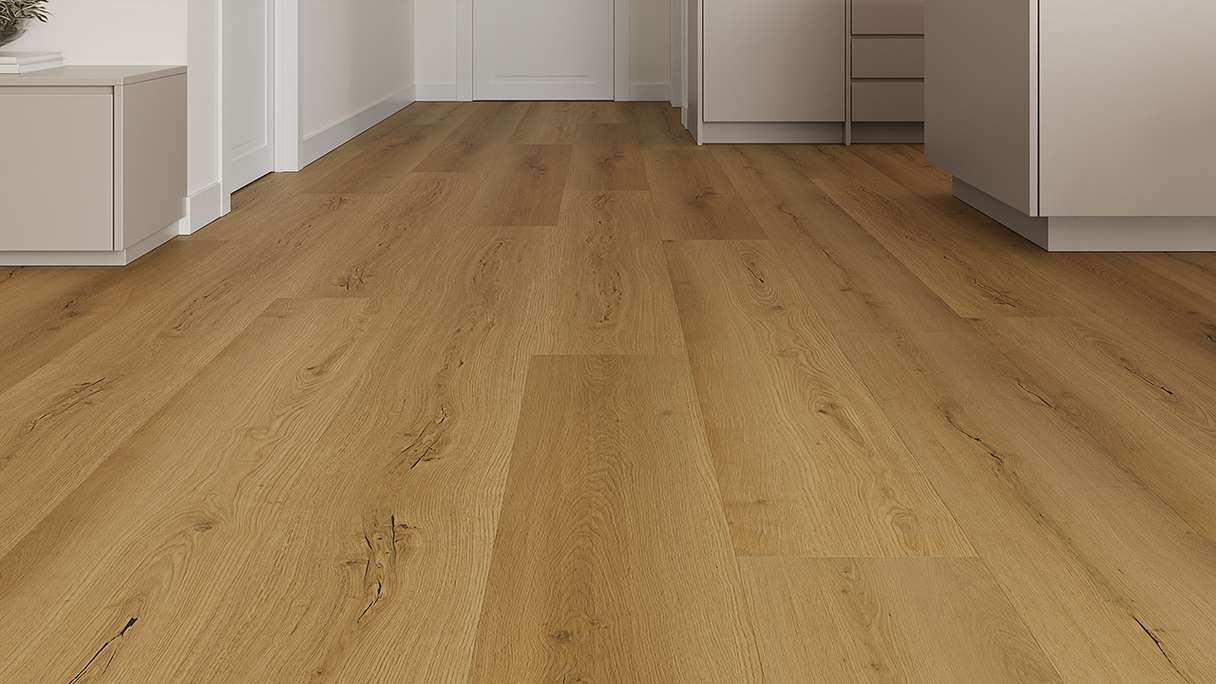 Lys&Land Rigid Klick Vinyl - Fjordline XL Oak Noblesse 1.83m long XL plank | integrated footfall sound insulation (SP183-08)