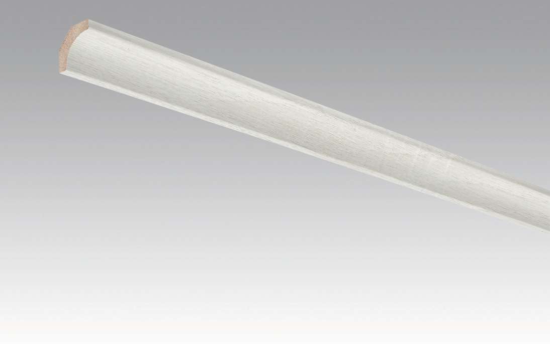 MEISTER skirtings coving oak white opaque 4069 - 2380 x 22 x 22 mm (200034-2380-04069)