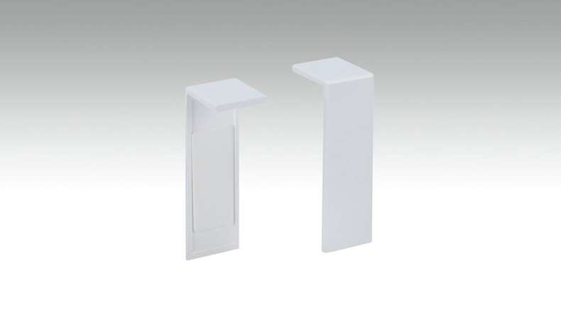 Connecting piece self-adhesive for skirting board F100201M Modern White 18 x 50 mm - 2pcs. (9062282001)