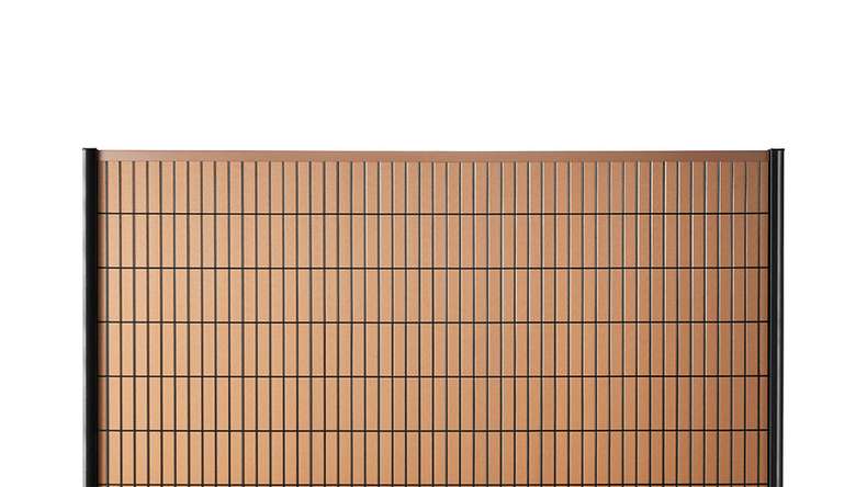 planeo WPC Strip Set - Brown L 250 x H 123 cm