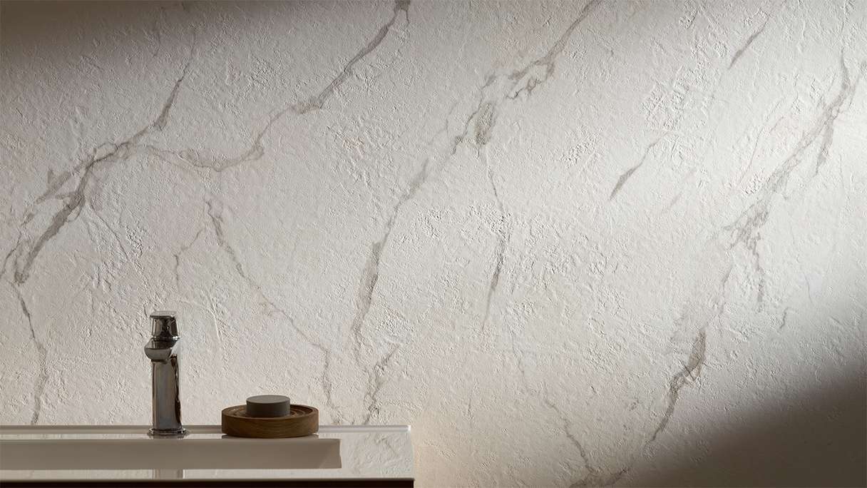 planeo wall cladding SPC - CeraRock Tile Carrara Marble 120 x 60 cm