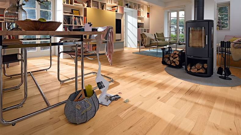 MEISTER Parquet Flooring - Longlife PC 200 Beech lively (500009-2400200-09046)