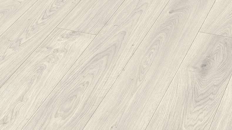 MEISTER Laminate - MeisterDesign LL 150 S Oak white 07126 | Impact sound insulation integrated (600008-2052220-07126)