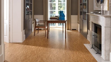 Wicanders click cork flooring - Cork Essence Novel Edge Natural