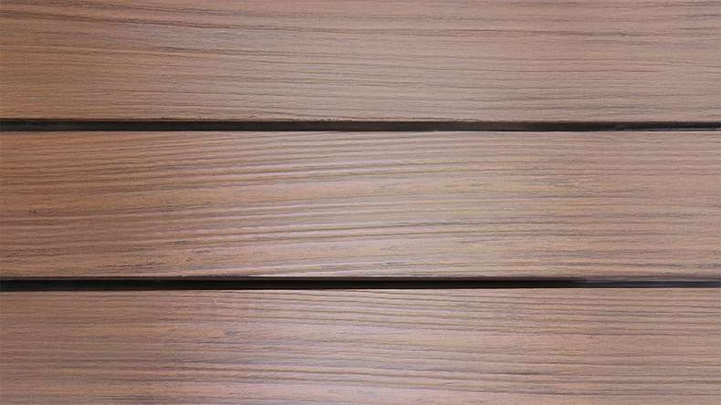 planeo Fassado - WPC Rhombus moulding facade cladding brown