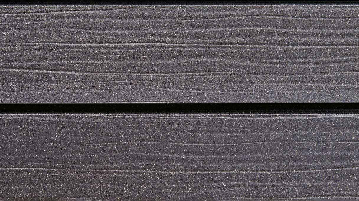 planeo Fassado - WPC rhombus strip facade cladding Prime basalt grey