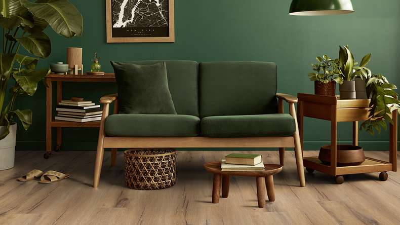 Gerflor adhesive vinyl - Creation 40 Cedar Brown