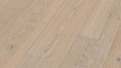 MEISTER Lindura wood flooring HD 400 - 08908 Oak vivid cream white natural oiled 2200 x 270 x 11 mm (500213-2200270-08908)