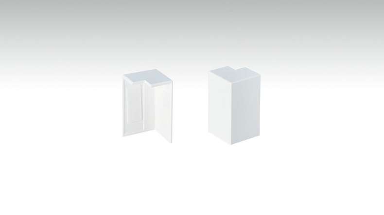 Outside corners self-adhesive for skirting board F100201M Modern White 18 x 50 mm - 2pcs. (9062272001)
