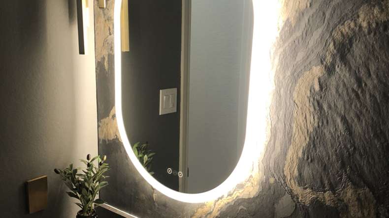 planeo EVOLITH Slate&Stone - Natural stone wall cladding Terracrust 1220 x 610 mm