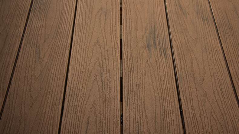 planeo TitanWood - solid plank dark brown antique aged/brushed