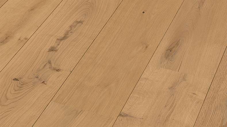 MEISTER Lindura wood flooring HD 400 - 08921 Oak authentic pure ultra matt lacquered 2200 x 205 x 11 mm (500214-2200205-08921)
