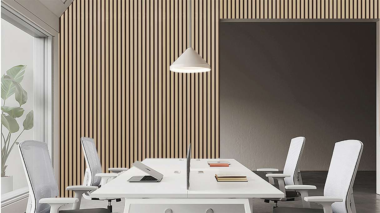 Skaben SilentWall acoustic panels - Natural light oak