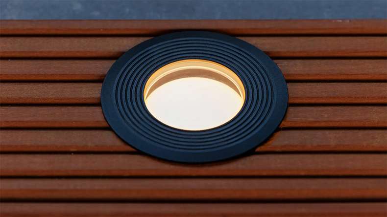 planeo patio lighting 12V - LED recessed light Onyx 90 RA - 2W 76Lumen