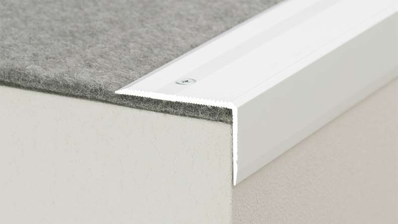 planeo stair nosing profile 392 silver 250 cm