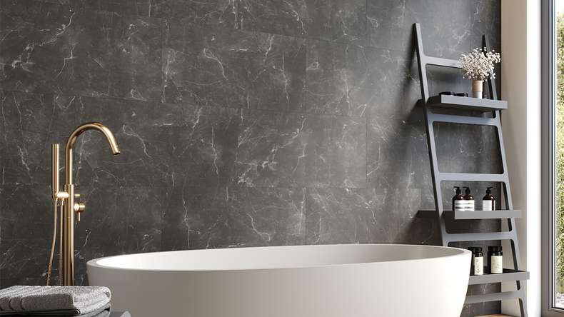 planeo plastic wall panelling - Wall&Floor Design Chino Dark supermatt
