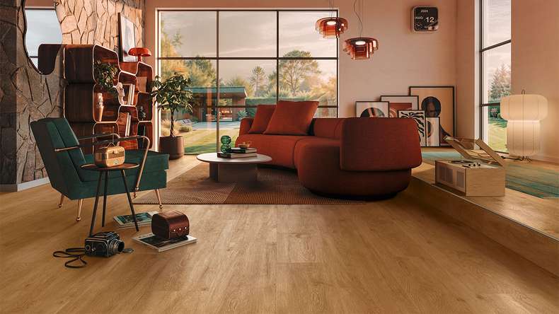 MEISTER design flooring dryback vinyl DD 155 - 20080 Quiet storm Natural Wood texture (400048-1226186-20080)