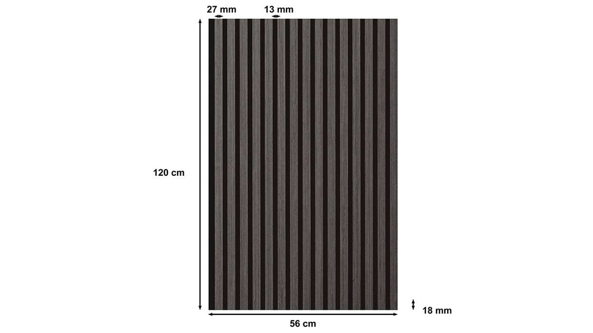 Skaben SilentWall acoustic panels - natural black oak