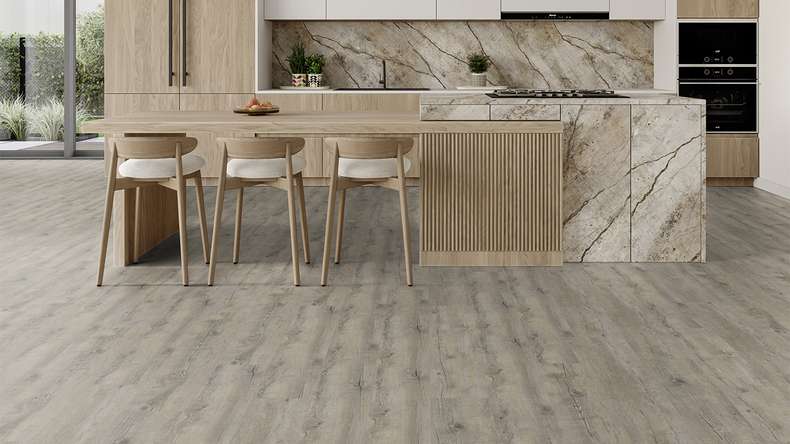Gerflor Klick Vinyl - Senso Premium Rigid Acoustic Pecan | Impact sound insulation integrated (39470511)