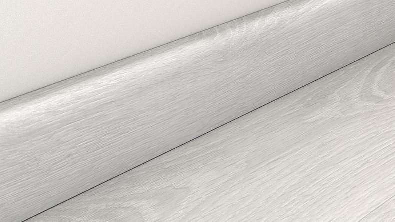 Gerflor Vinyl Skirting - Bohem Light Grey 10 x 60 x 2000mm (6086S195)