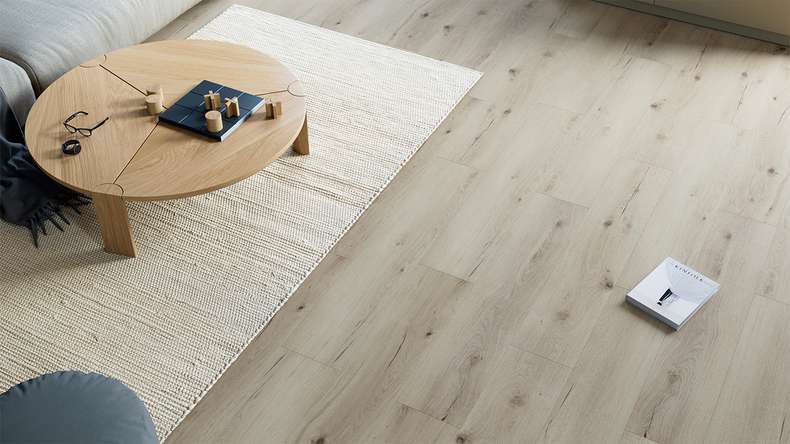 planeo Rigid Click Vinyl - Riverwalk Oak | Impact sound insulation integrated (DF-K-922-055)