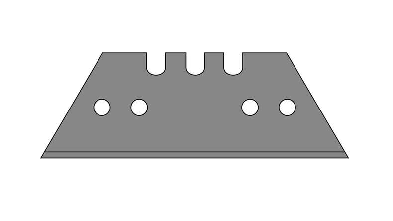planeo professional trapezoid blade | 10 pcs.