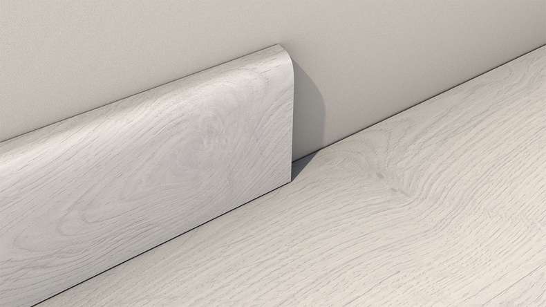 Gerflor MDF skirting board - Sunny Snow 16 x 60 x 2200mm (5947S076)