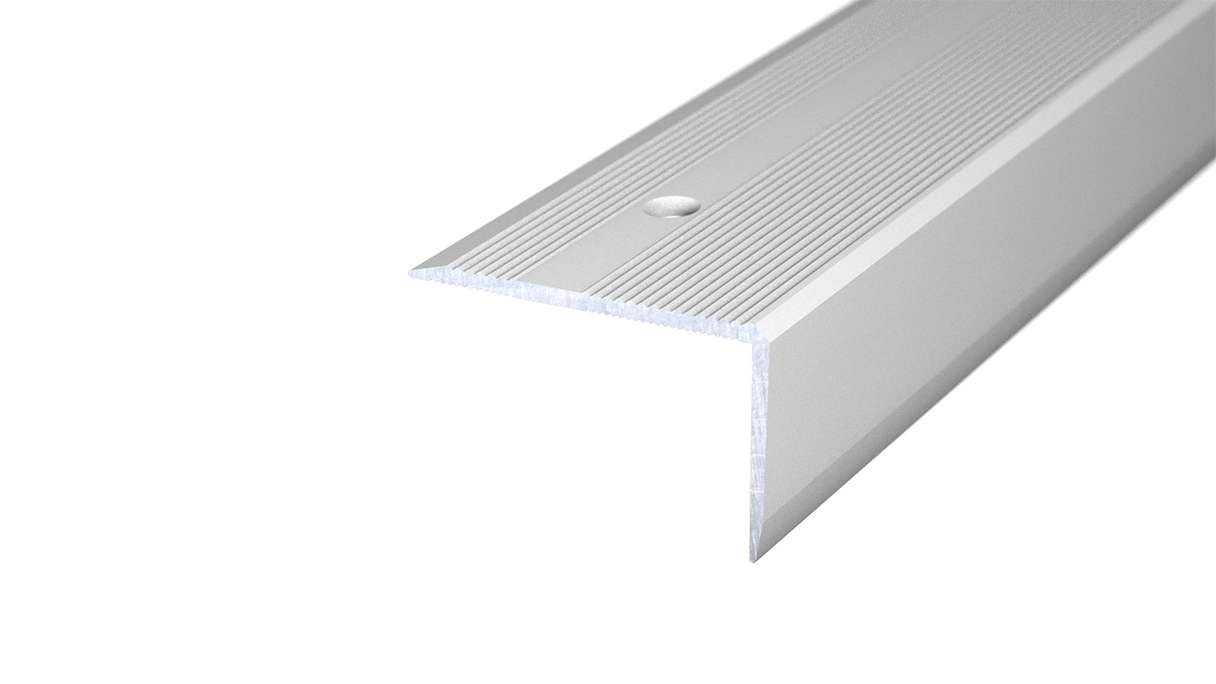planeo stair nosing profile 392 silver 250 cm