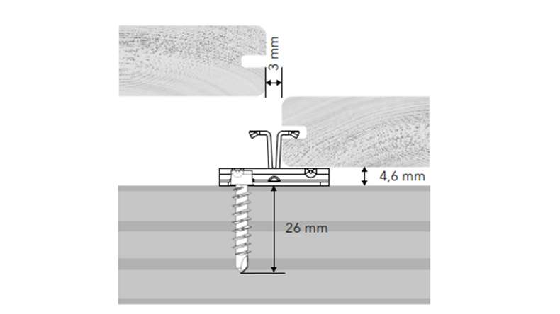 ZONA2 WPC Decking Connector Clip