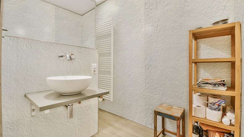planeo EVOLITH Slate&Stone - Natural stone wall cladding Crystal White 1220 x 610 mm
