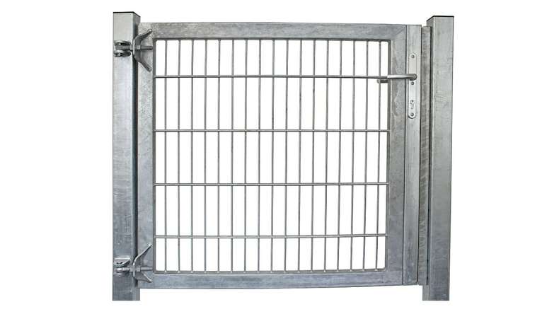 Universal door heavy 1-leaf hot-dip galvanised H 800 x W 1575 mm incl. gateposts