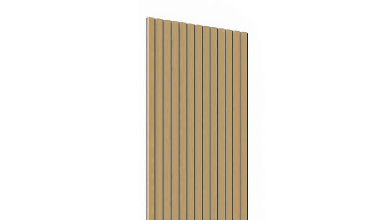 planeo acoustic panels - natural oak 2480 x 600 x 21.5 mm | fire-retardant